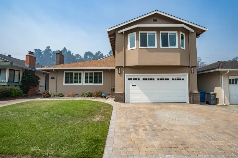 Exterior of 471 Markham Avenue, a San Bruno home sold by Nestor Icaza