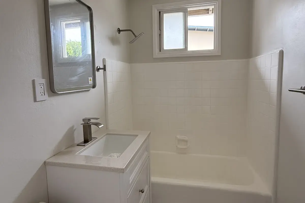 Bathroom of 328 Heather Way, a South San Francisco Peninsula home, before staging